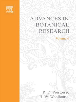 cover image of Advances in Botanical Research